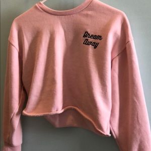 Sweatshirt crop top